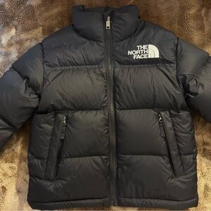 The North Face Kids Charcoal Puffer Jacket